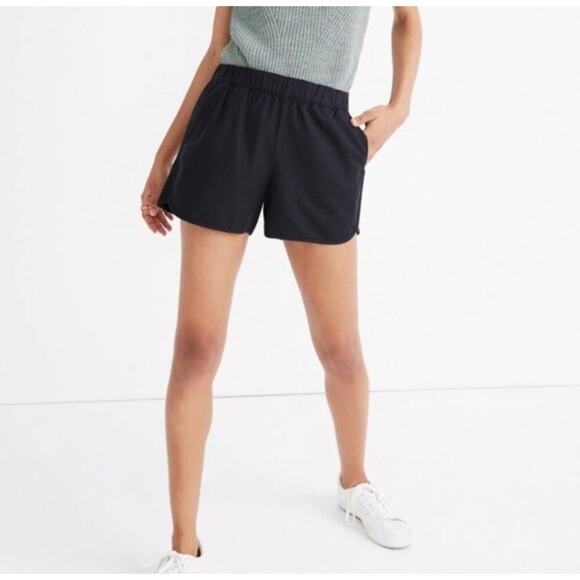 J Crew Crepe Pull-On Shorts Navy Blue Pockets B8690 - Picture 8 of 8